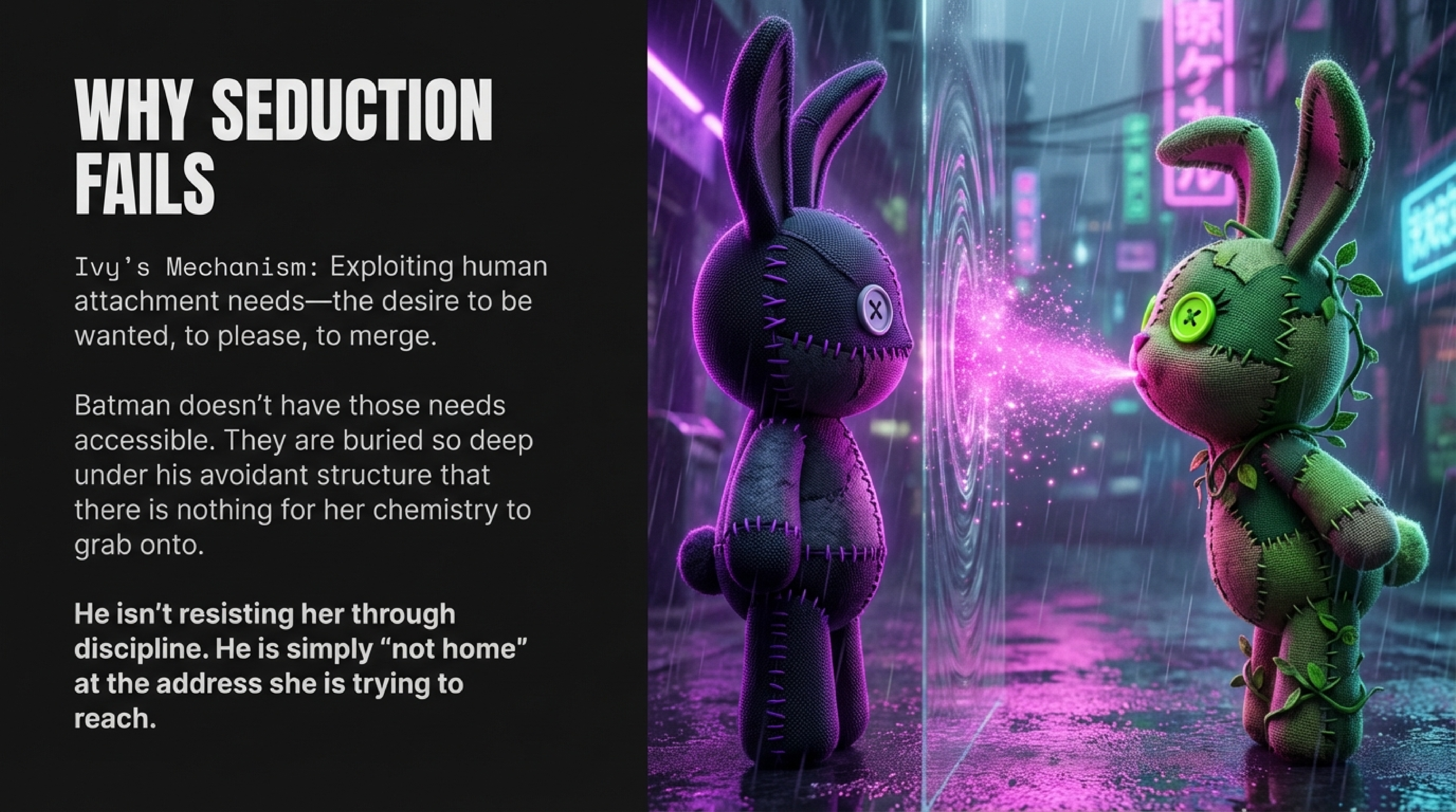 Why Seduction Fails - Poison Ivy