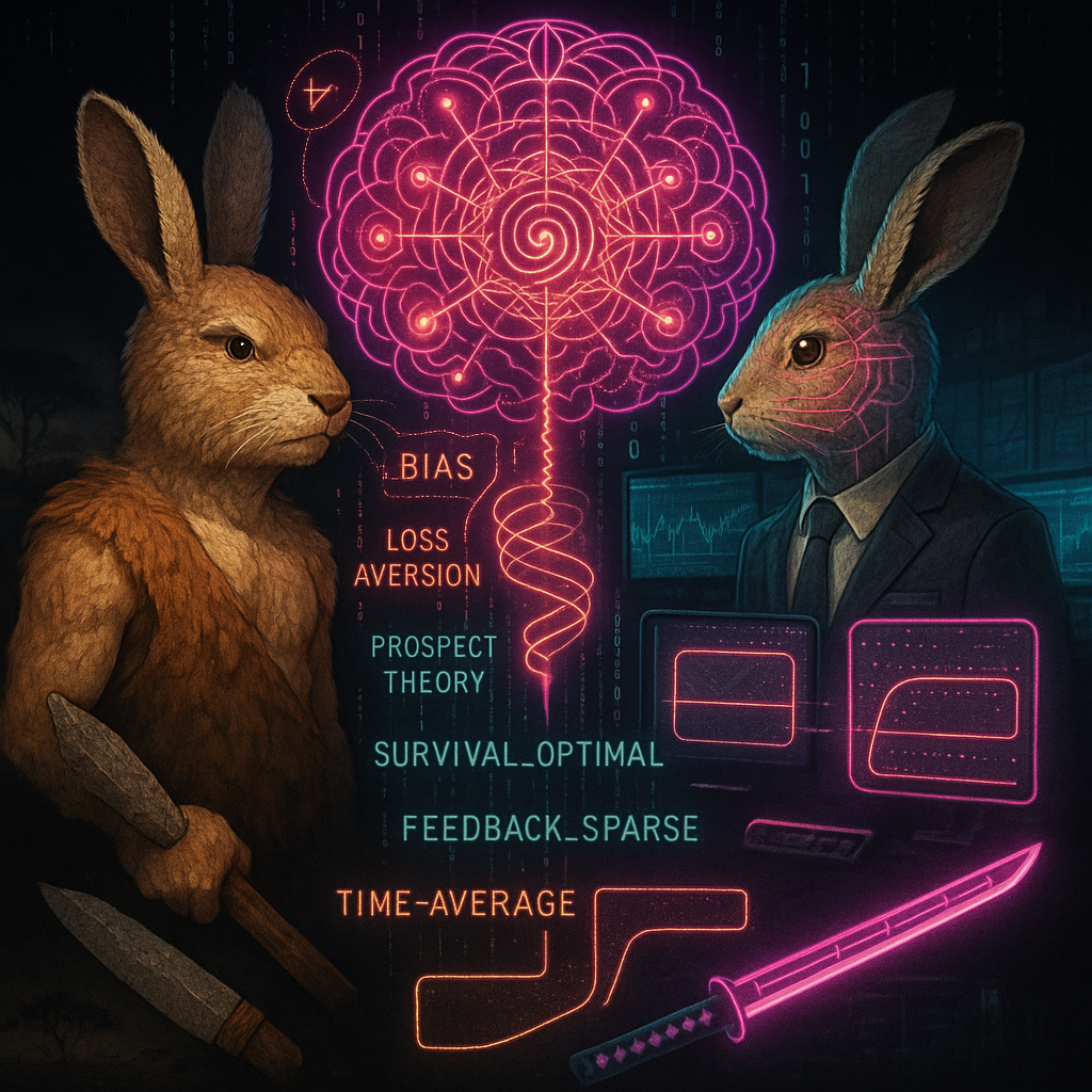 Hands holding both sides of a scale in perfect balance representing symmetric risk and reward