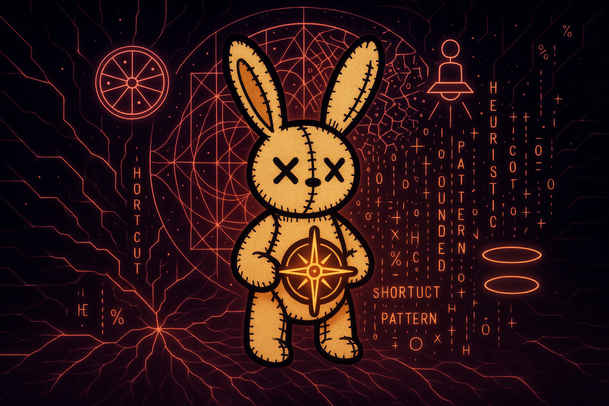 Neon pink matrix-style code cascading with cognitive symbols on black background with sacred geometry patterns