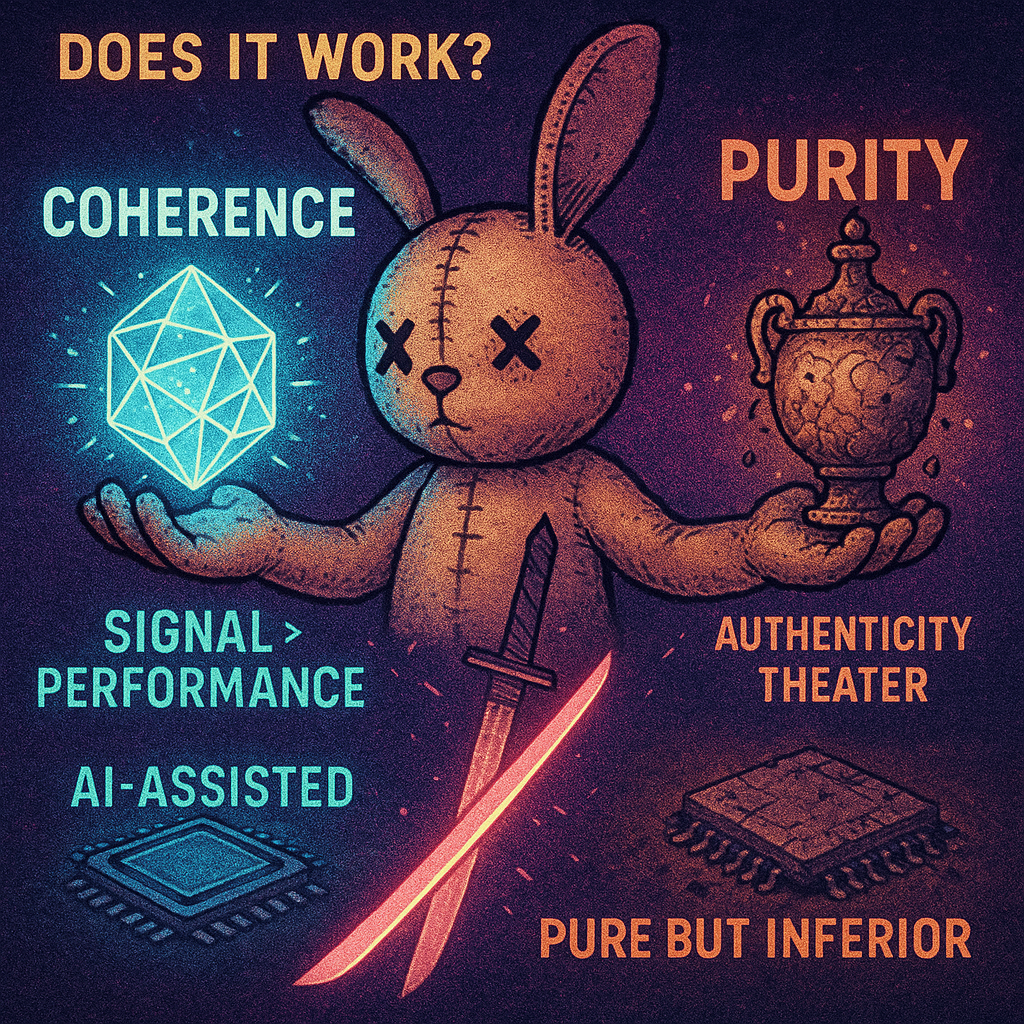 PART 6: Coherence Over Purity Post image
